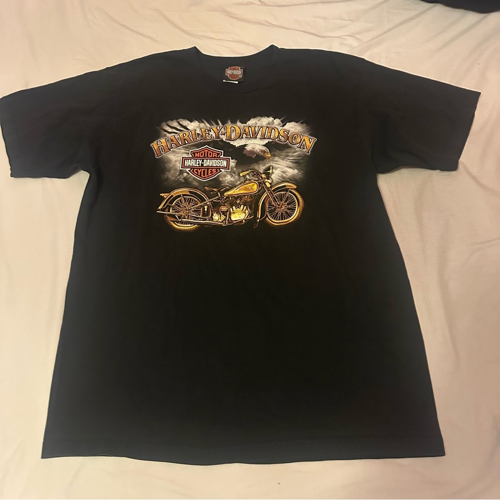 Harley-Davidson Black Graphic T-Shirt for Men